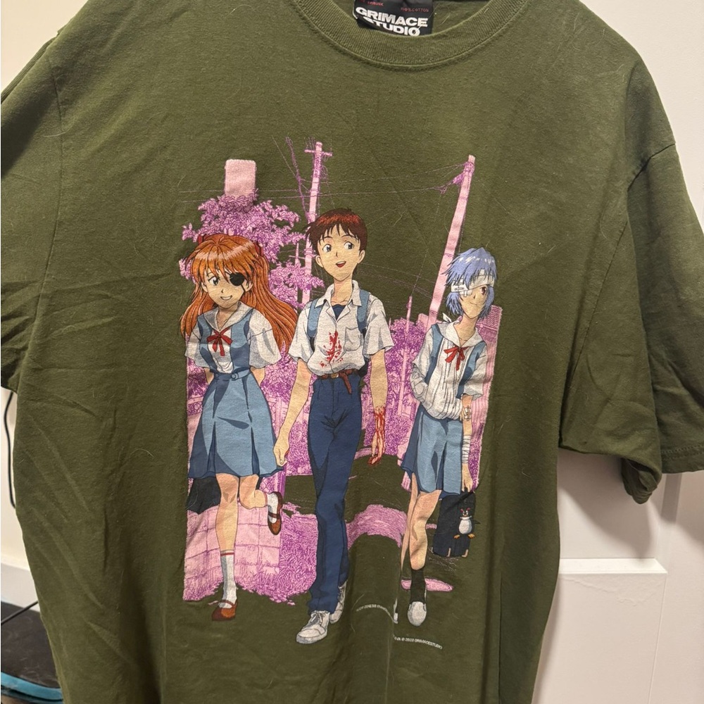 Neon Genesis Evangelion bootleg graphic shirt